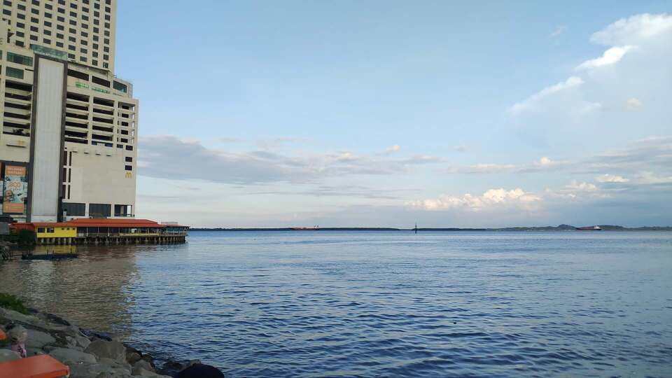 A picture of the coast at downtown Sandakan. Photo taken on 14 May, 2023.